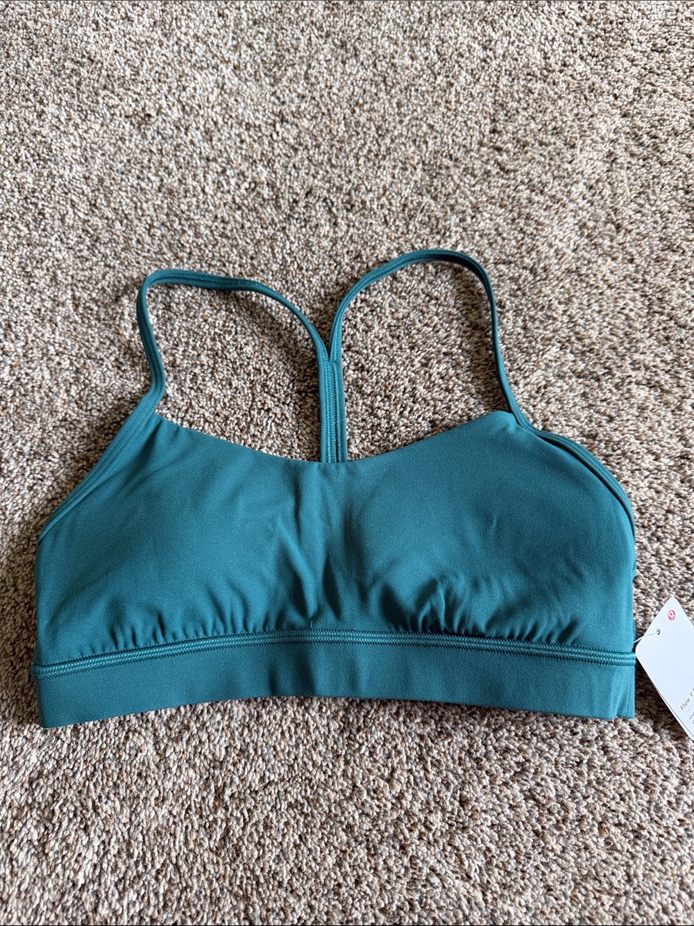 lululemon athletica Teal Strappy Swim Bikini Top